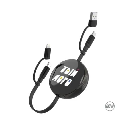 Зарядный кабель 3 в 1 Ving с печатью лого